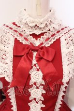 画像2: BABY,THE STARS SHINE BRIGHT / エリザベスワンピースセット  えんじ O-25-06-09-029-BA-OP-OW-OS (2)