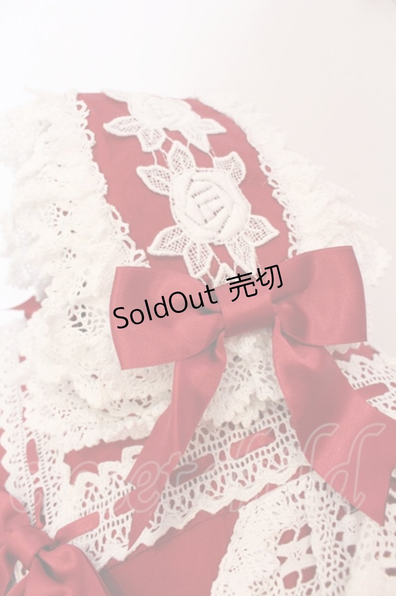 画像3: BABY,THE STARS SHINE BRIGHT / エリザベスワンピースセット  えんじ O-25-06-09-029-BA-OP-OW-OS (3)