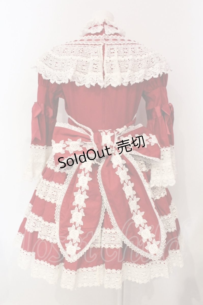 画像5: BABY,THE STARS SHINE BRIGHT / エリザベスワンピースセット  えんじ O-25-06-09-029-BA-OP-OW-OS (5)