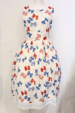 画像1: Jane Marple / Anniversary ribbonsスクエアドレス  オフホワイト O-25-06-09-031-JM-OP-OW-OS (1)