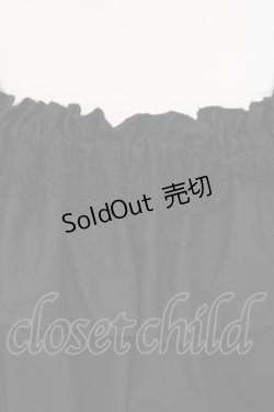 画像2: Dreaming Drop / シャーリングワンピース  クロ O-25-06-09-032-LO-OP-OW-OS