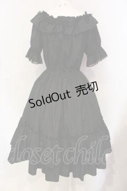 画像5: Dreaming Drop / シャーリングワンピース  クロ O-25-06-09-032-LO-OP-OW-OS