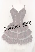 OZZ ANGELO / Stripe Rose ビスチェワンピース  ワイン O-25-06-09-034-OO-OP-IG-OS