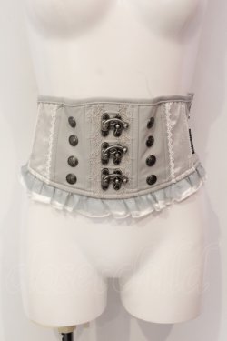 画像1: Ozz oneste / ホックショートコルセット  グレー O-25-06-09-048-OO-TO-IG-OS