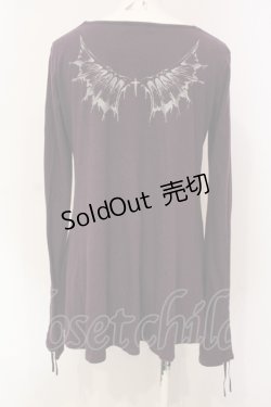 画像2: PEACE NOW / ギャザースリーブAラインカットソー M パープル O-25-06-09-049-PU-TO-IG-OS