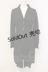 Ozz oneste / バックレースアップロングジャケット  ブラック O-25-06-09-050-OO-JA-IG-OS