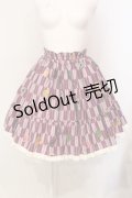 metamorphose / ハイカラ小町フリルミニスカート  エンジ O-25-06-09-007-ME-SK-OW-OS