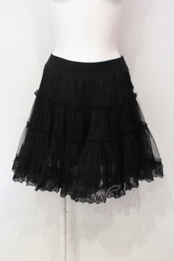 画像1: Ozz Croce / ドットチュールスカート  ブラック O-25-06-09-060-OO-SK-IG-OS