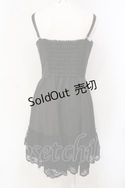 画像4: BPN / モチーフレースキャミソールワンピース M ブラック O-25-06-09-067-GO-OP-IG-ZS