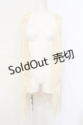 axes femme / レースドットチュールジレ M 生成り O-25-06-09-075-AX-TO-IG-OS