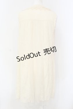 画像3: axes femme / レースドットチュールジレ M 生成り O-25-06-09-075-AX-TO-IG-OS