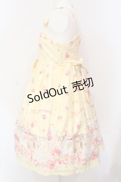 画像4: metamorphose / Blooming Gardenはしごレースジャンパースカート  イエロー O-25-06-09-008-ME-OP-OW-OS