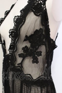 画像2: axes femme / チュールジレ M クロ O-25-06-09-080-AX-TO-IG-OS