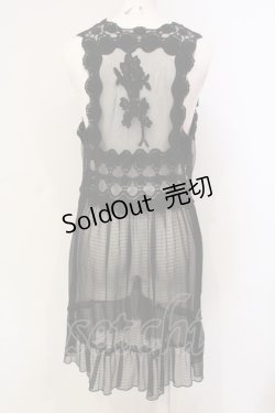 画像3: axes femme / チュールジレ M クロ O-25-06-09-080-AX-TO-IG-OS