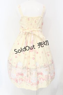 画像5: metamorphose / Blooming Gardenはしごレースジャンパースカート  イエロー O-25-06-09-008-ME-OP-OW-OS