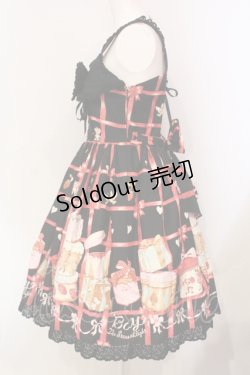 画像4: BABY,THE STARS SHINE BRIGHT / Love ring Present Boxパティージャンパースカート  クロ O-25-06-09-010-BA-OP-OW-OS