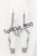 REFLEM / ロゴテープカーゴパンツ  ホワイト O-25-06-09-002-PU-PA-IG-ZY