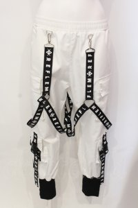 REFLEM / ロゴテープカーゴパンツ  ホワイト O-25-06-09-002-PU-PA-IG-ZY