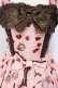 画像2: BABY,THE STARS SHINE BRIGHT / Strawberry Loves Chocolate柄ジャンパースカートI  ピンク O-25-06-09-015-BA-OP-OW-OS (2)