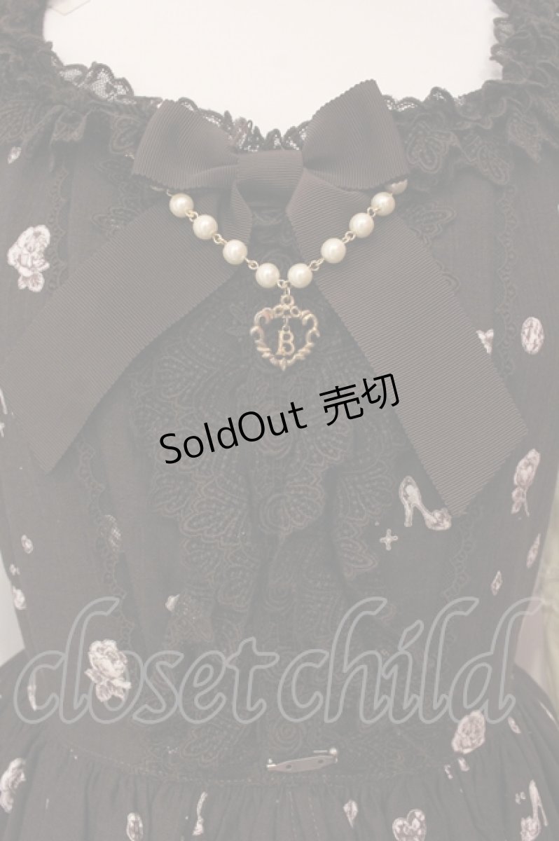 画像2: BABY,THE STARS SHINE BRIGHT / Cinderella Jewelryプリンセスワンピース  ブラウン O-25-06-09-025-BA-OP-IG-OS (2)