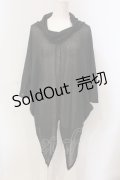 Addictrap / アシメドルマントップス  ブラック O-25-06-10-038-PU-TO-OW-OS