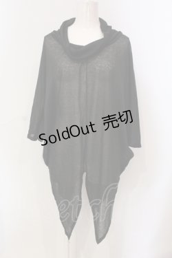 画像1: Addictrap / アシメドルマントップス  ブラック O-25-06-10-038-PU-TO-OW-OS