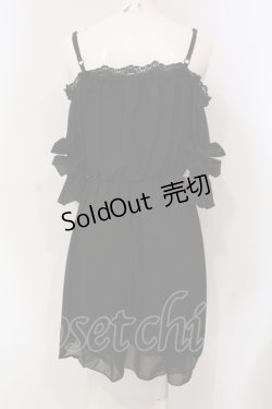 画像3: イチオク / オフショルチュニック  ブラック O-25-06-10-039-PU-TO-OW-OS