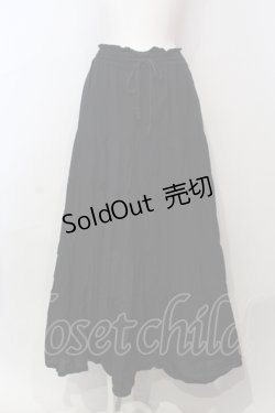 画像1: PEACE NOW / ロングスカート M ブラック O-25-06-10-042-PU-SK-OW-OS