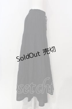 画像2: PEACE NOW / ロングスカート M ブラック O-25-06-10-042-PU-SK-OW-OS