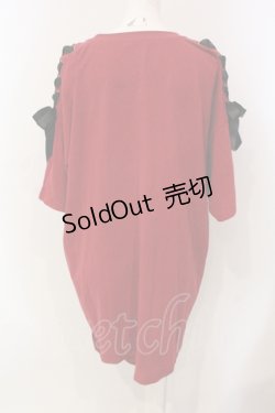 画像4: Secret Honey / デビルバニービッグTシャツ 2 ワイン O-25-06-10-043-CA-OP-IG-OS