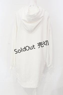 画像4: Secret Honey / レースアップうさぎビックパーカーワンピース  シロ O-25-06-10-050-CA-OP-IG-OS