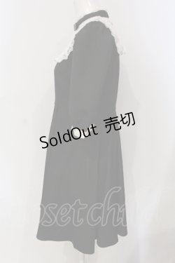画像3: Rojita / ベルトチョーカーメイドライクワンピース  クロ O-25-06-10-051-LO-OP-IG-OS