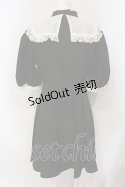 画像4: Rojita / ベルトチョーカーメイドライクワンピース  クロ O-25-06-10-051-LO-OP-IG-OS