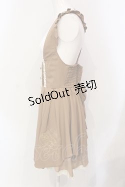 画像3: LIZ LISA / バックティアード刺繍スカート  ブラウン O-25-06-10-053-LO-SK-IG-ZY
