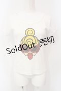 HYSTERIC GLAMOUR / HYS MINI チビTシャツ F ホワイト O-25-06-10-057-PU-TO-OW-OS
