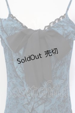 画像2: axes femme / フラワーフリルキャミソール M ブルー O-25-06-10-007-AX-TO-IG-OS