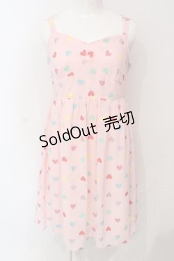 画像1: MILK / キャンディハートドレス  ピンク×ビビット O-25-06-10-060-ML-OP-OW-OS