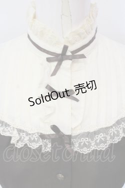 画像2: Innocent World / プティリボンブラウス S ショコラ×キナリ O-25-06-10-065-IW-BL-OW-OS