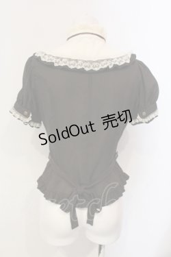 画像4: Innocent World / プティリボンブラウス S ショコラ×キナリ O-25-06-10-065-IW-BL-OW-OS