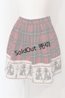 画像1: Shirley Temple / プードルチェックスカート 150ｃｍ アカ O-25-06-10-067-ET-SK-OW-OS