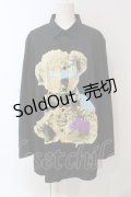 KMK / テレフォンベアーBIGシャツ F ブラック O-25-06-10-071-PU-BL-YM-ZY