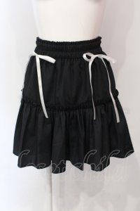 TRAVAS TOKYO / ティアードギャザースカート F ブラック O-25-06-10-080-PU-SK-YM-ZY