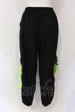 画像3: ACDC RAG / 渦雷 カーゴパンツ  ブラック×グリーン O-25-06-10-081-PU-PA-IG-OS
