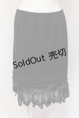 axes femme / はしごレースペチコート M クロ O-25-06-10-011-AX-SK-IG-ZT155