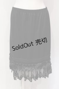 axes femme / はしごレースペチコート M クロ O-25-06-10-011-AX-SK-IG-ZT155