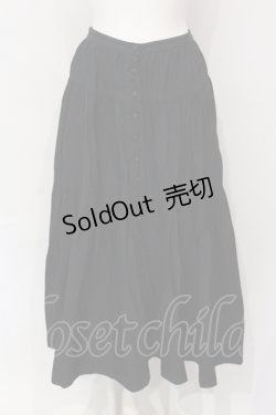 画像1: KANEKO ISAO / ピンタックロングスカート  クロ O-25-06-10-090-EL-SK-OW-ZI