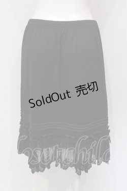 画像2: axes femme / はしごレースペチコート M クロ O-25-06-10-011-AX-SK-IG-ZT155