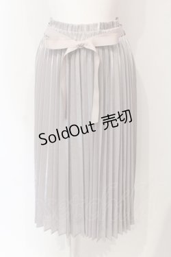 画像1: Fi.n.t / シャイニープリーツスカート F グレー系 O-25-06-10-097-CA-SK-OW-OS