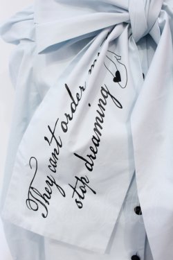 画像2: LOBU LOBU / 〈Disney / CINDERELLA〉ribbon frill blouse　ブラウス F ペールブルー O-25-06-10-100-LO-BL-OW-OS