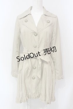 画像1: axes femme / 背面ティアードトレンチコート M ベージュ O-25-06-10-002-AX-CO-IG-OS